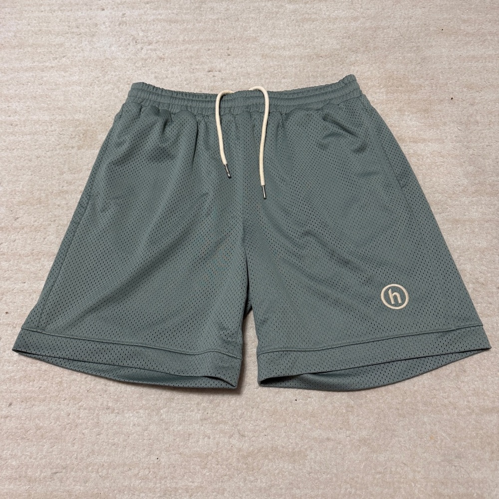 Hidden NY Mesh Shorts Olive Green Men's Medium NEW Never Worn